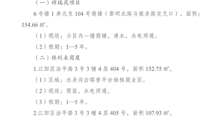 泸州兴泸居泰建设工程集团有限公司2026年第一批次(二次)商铺及士地招租公告