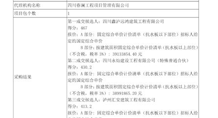 恒利•江悦明珠A地块一期建设项目 结果公告